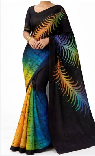 Batik Sarees - Designer